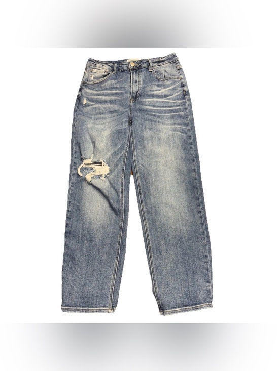 Risen Los Angeles Denim - Risen Jeans Womens Sz‎ 11/30 Distressed High Rise Boot Cut Cowgirl Rodeo RDP5099